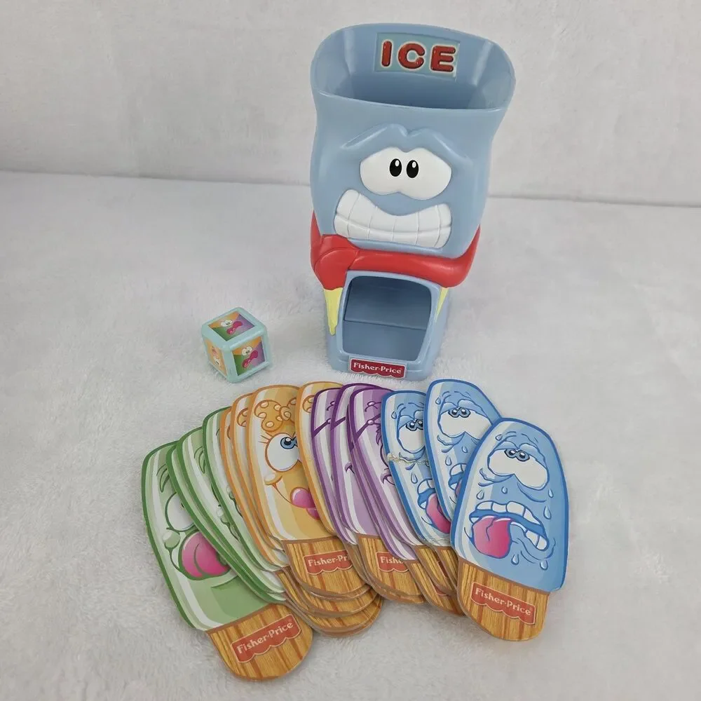 Vintage 1998 Fisher-Price Flip-Flop Freezer Pops Memory Game Complete